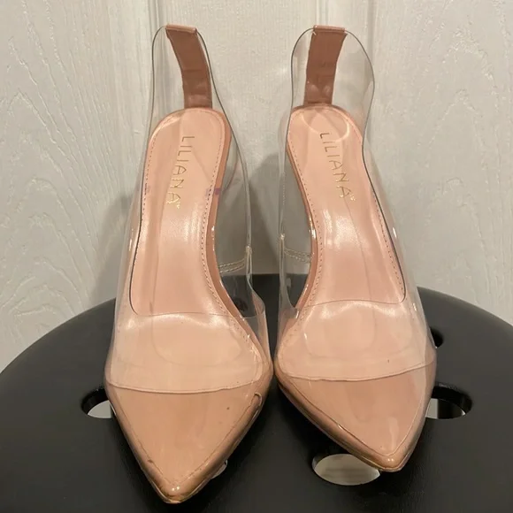 Clear Heels Size 10 - Picture 3 of 10